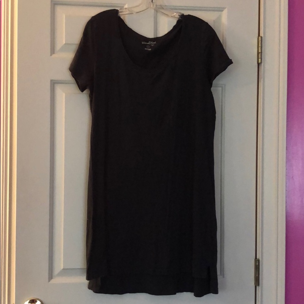 Universal Thread Gray T-shirt Short Sleeve Dress